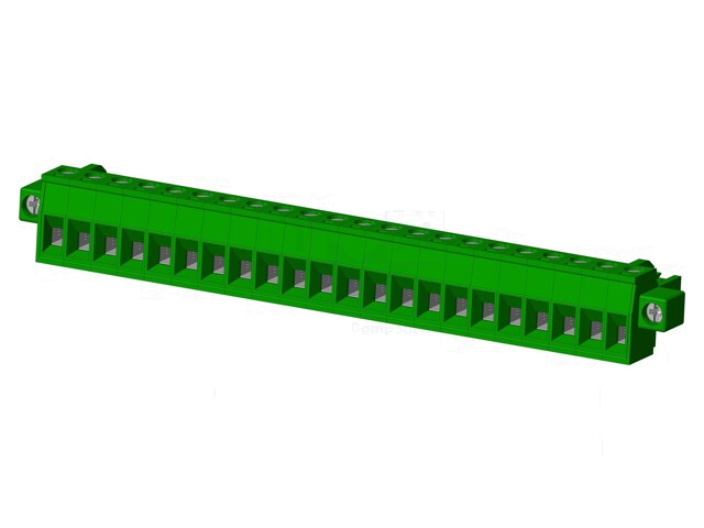 Connector: ontkoppelbare terminal strip; stekker; vrouwelijk Connector: ontkoppelbare terminal strip; stekker; vrouwelijk